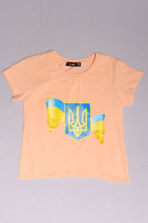 6-9 Years Printed Kids T-Shirt Powder