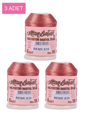 3 Pieces Altinbasak Oya and Lace Floss 20 gr - Turk - No: 639