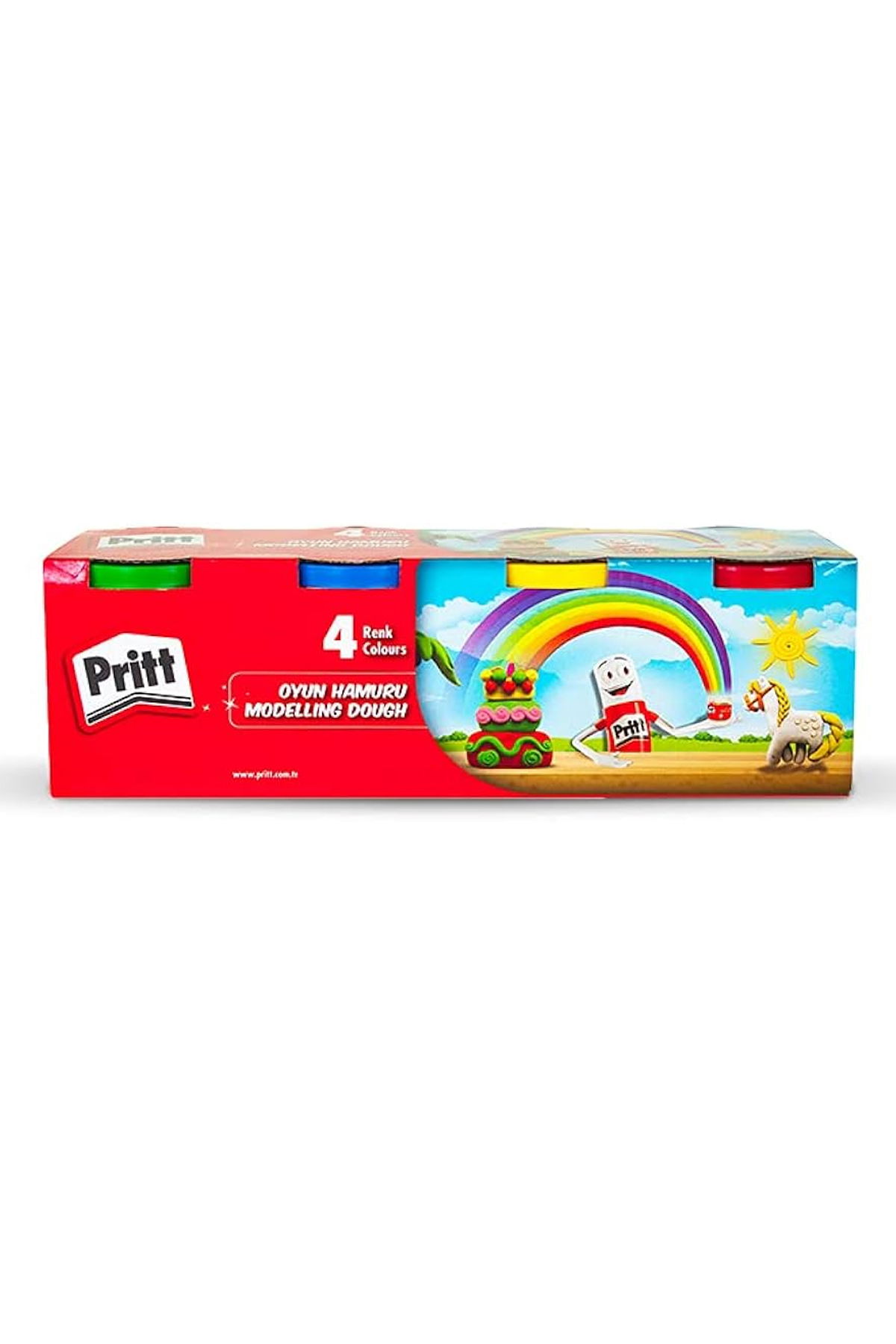 Pritt 4 Colors 100 gr X 4 Play Dough