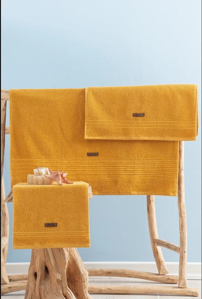 Welness Sunset Yellow Towel Set