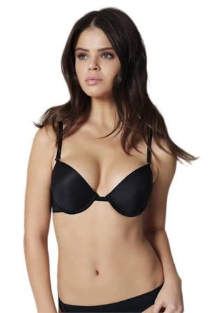 Women's Black Push-up Padded Basc Bra 2350