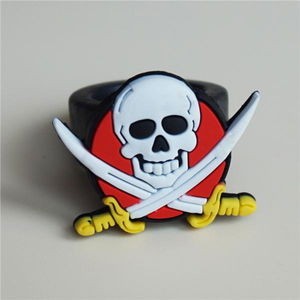 Child Compatible Plastic Pirate Ring with Pirate Sword