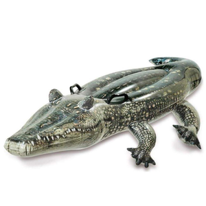 Realistic Crocodile Ride On With Grip 193x94 Cm