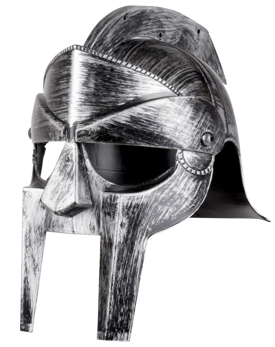 Gladiator Battle Helmet Helmet Thin Helmet Silver Color