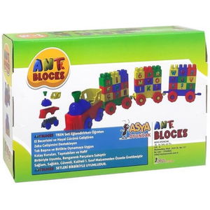 56 Piece Letter Train Blocks