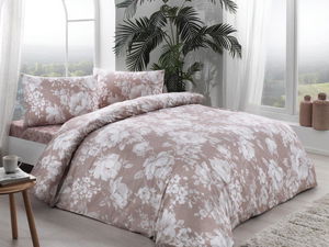 Ranforce Single Duvet Cover Set Abril Cappuccino