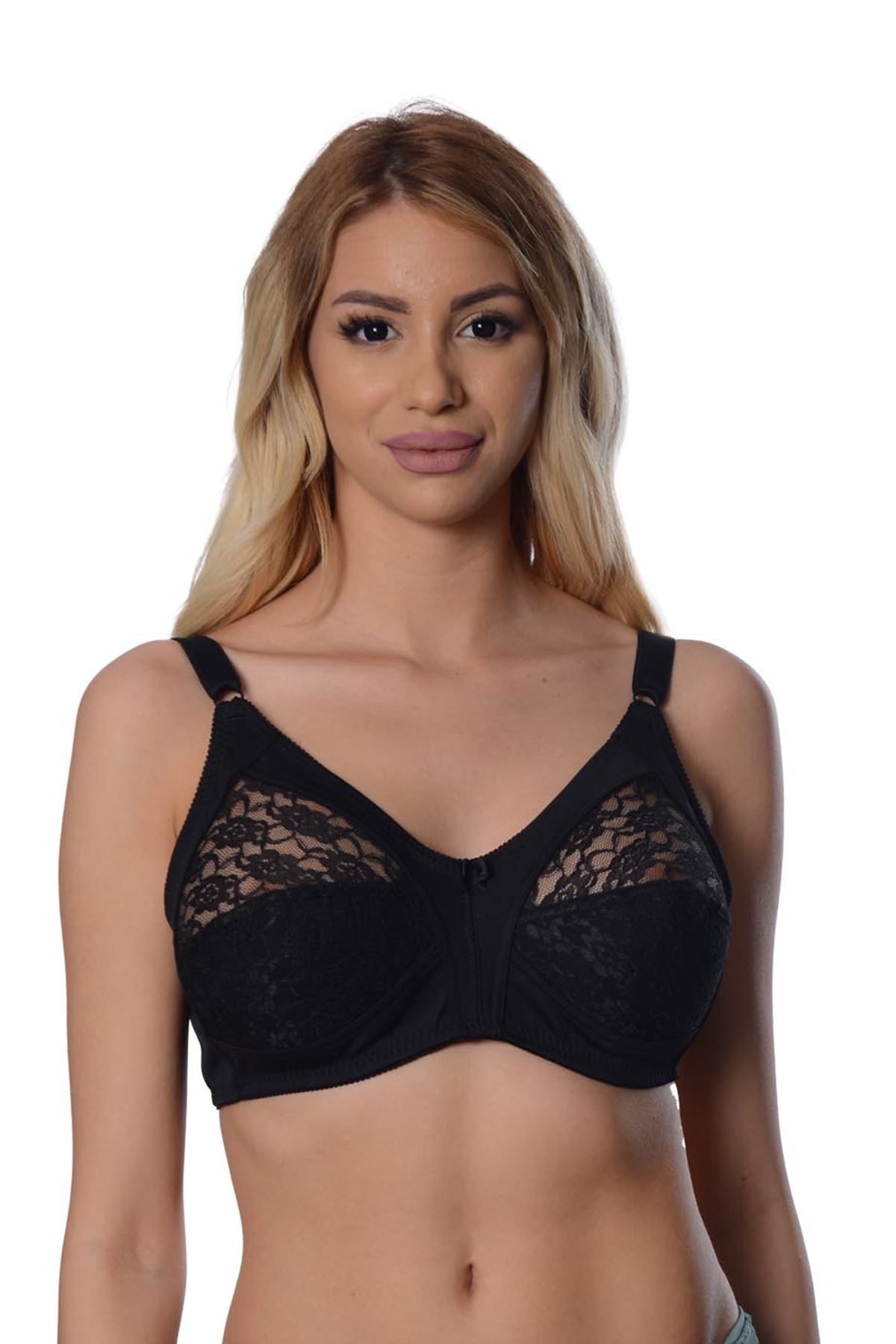 Black Lace Recovery Bra