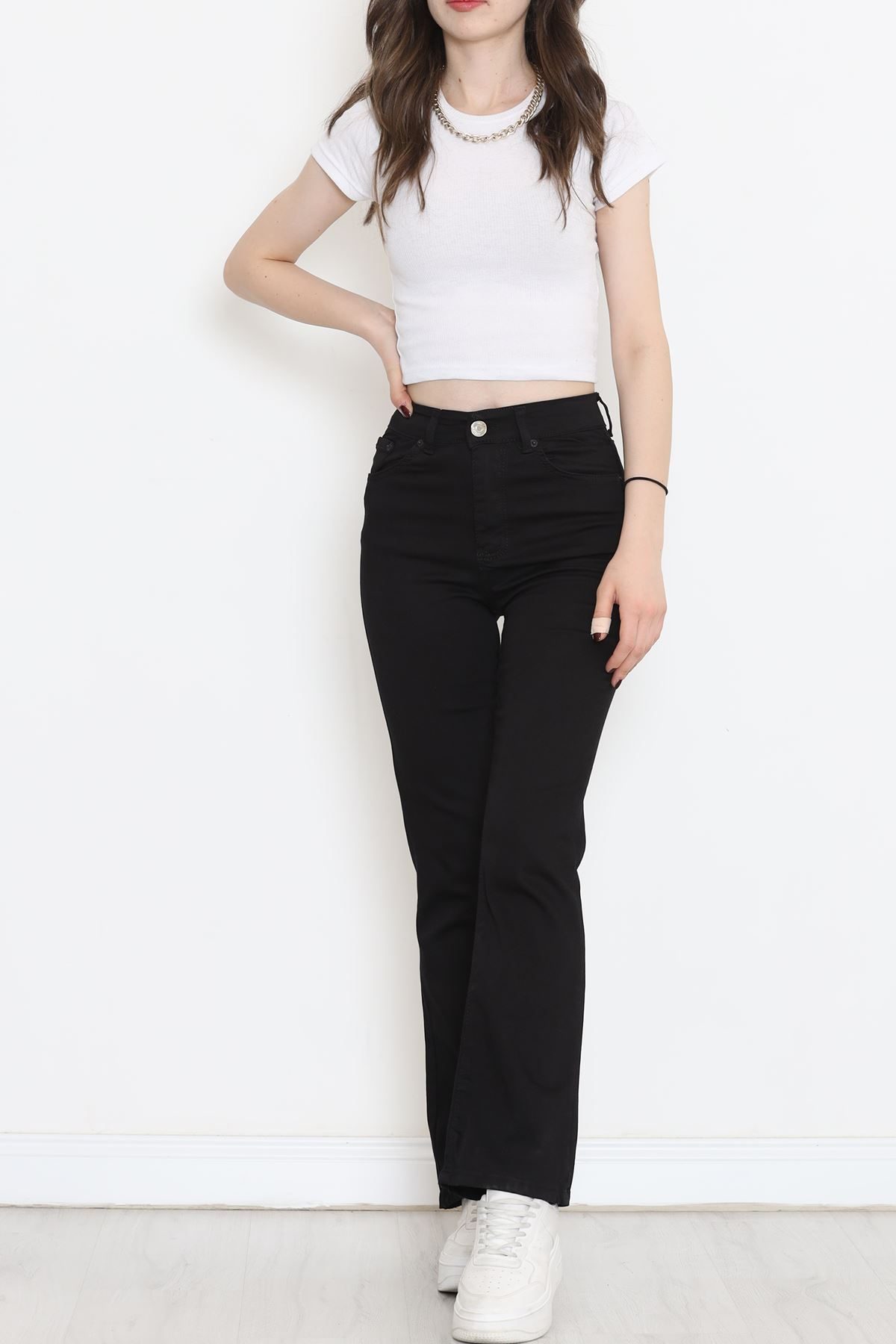 Flared Jeans Black