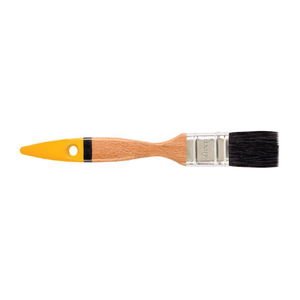 Luna Black Wooden Handle Oil Paint Brush No:1