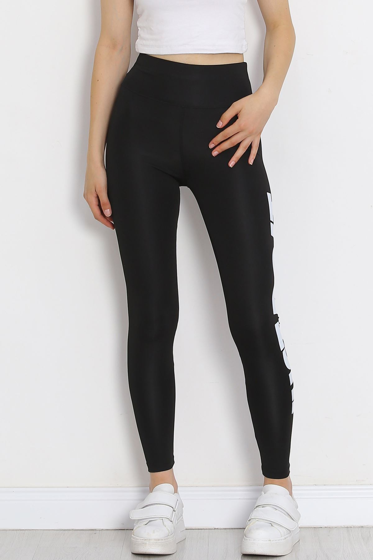 Printed Diving Leggings Black