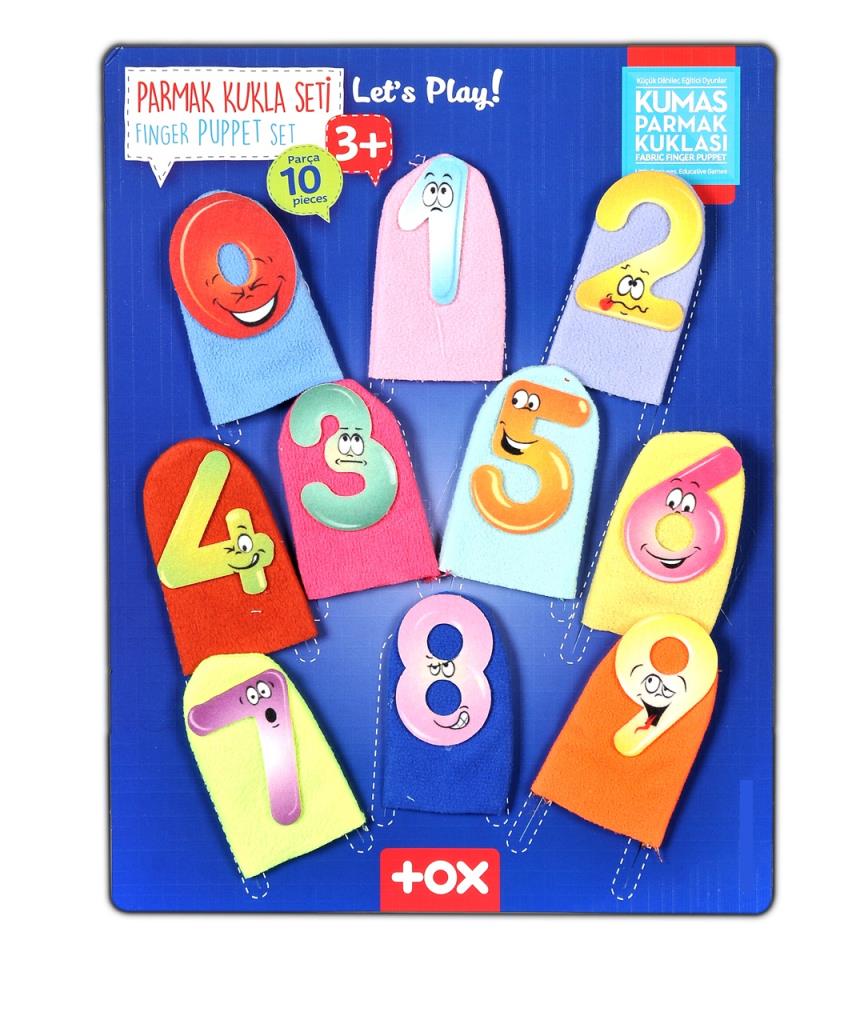 Numbers 10 Pieces Finger Puppet , Educational Toy