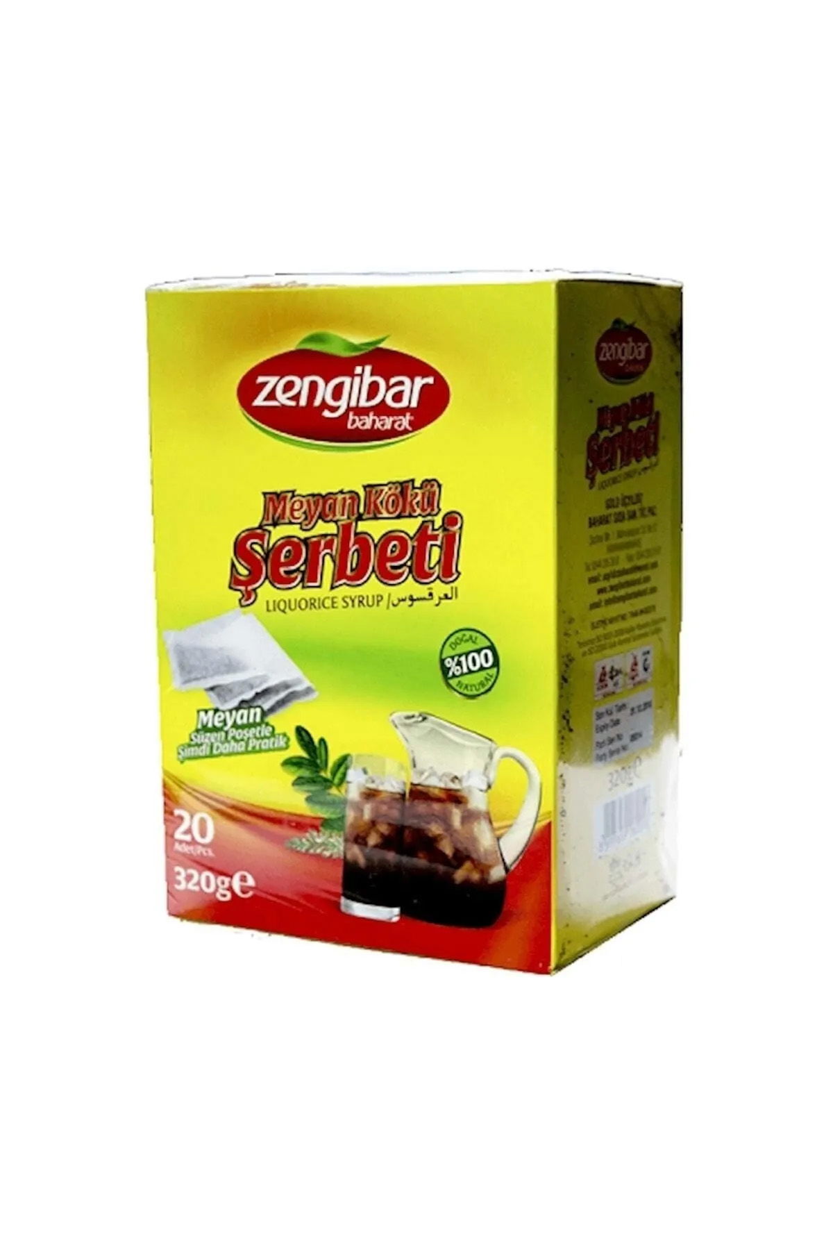 Zengibar Licorice Sherbet 320gr