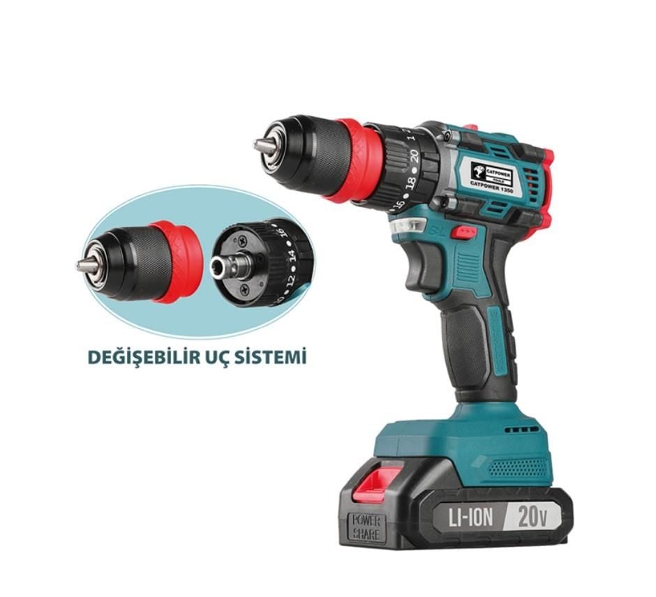 Cat Power 1350 Cordless Screwdriver 20 V 2.0 Ah