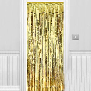 Luminous Wall and Door Curtain Gold 90x200 cm