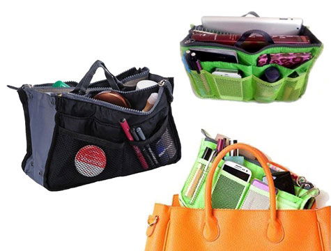 11 Compartment Colorful Bag Organizer