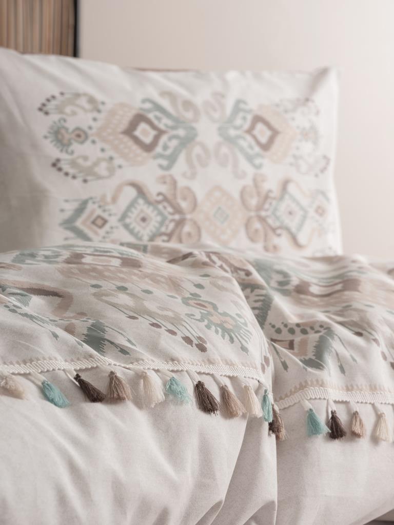 Double Duvet Cover Set Asilo Coffee