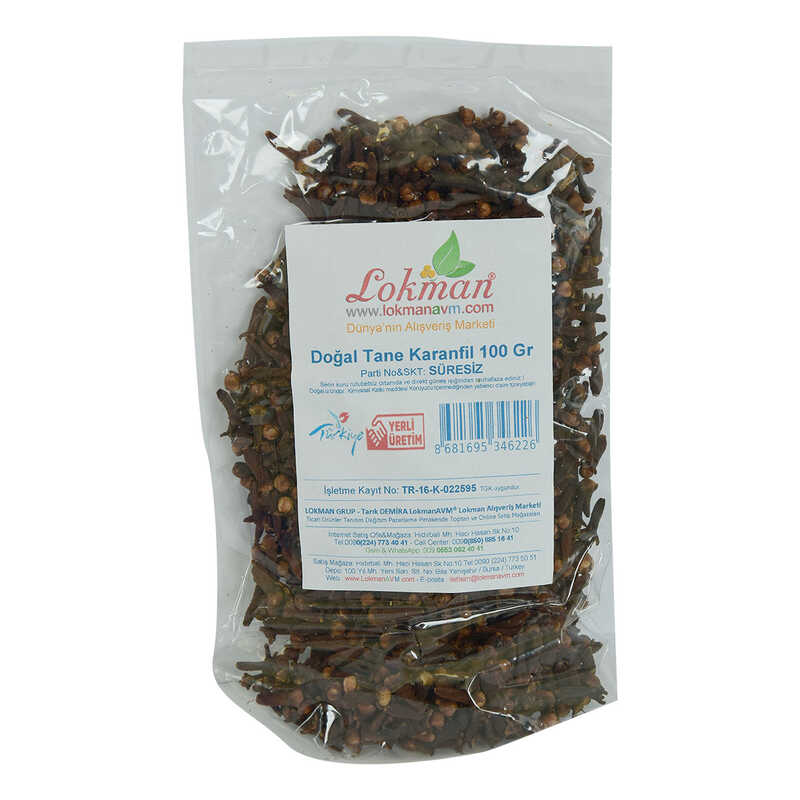 Clove Natural Grain 100 Gr Package