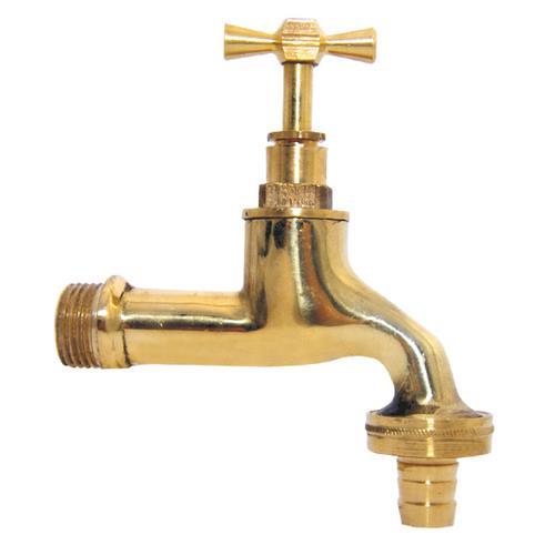 1/2 Garden Faucet with Yellow Fittings