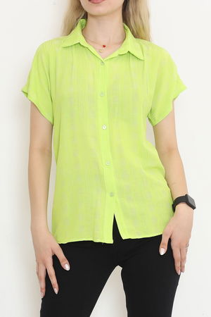 Bat Sleeve Shirt Pistachio Green