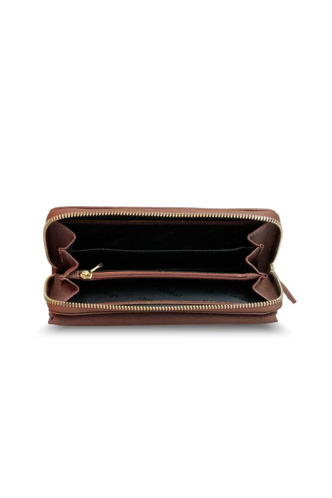 Matte Tan Leather Lady Wallet