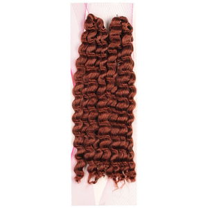 Nice Bulk Afro Water Wavy Look Hair / Red Copper