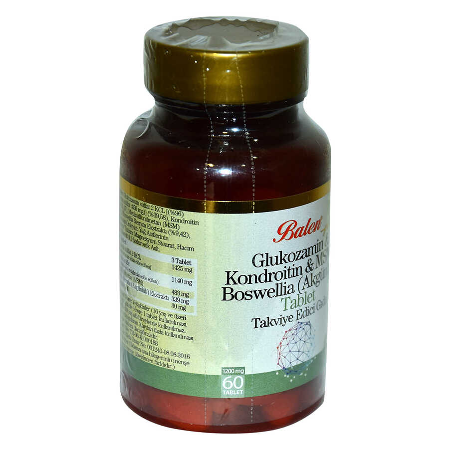 Glucocamine Kondroitin MSM Boswellia 60 Tablet