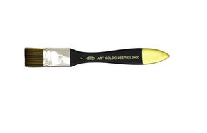 Rich Art Golden Floor Brush No 1.5 9000 Series Yellow Tip 4 cm