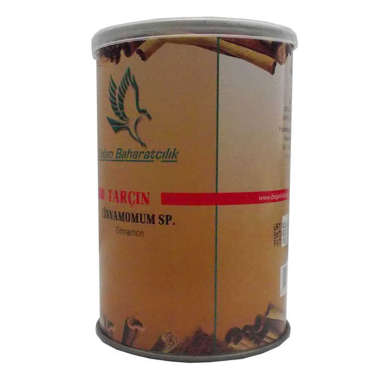 Cinnamon Stick Natural 8cm Cut 100 Gr Tin Box