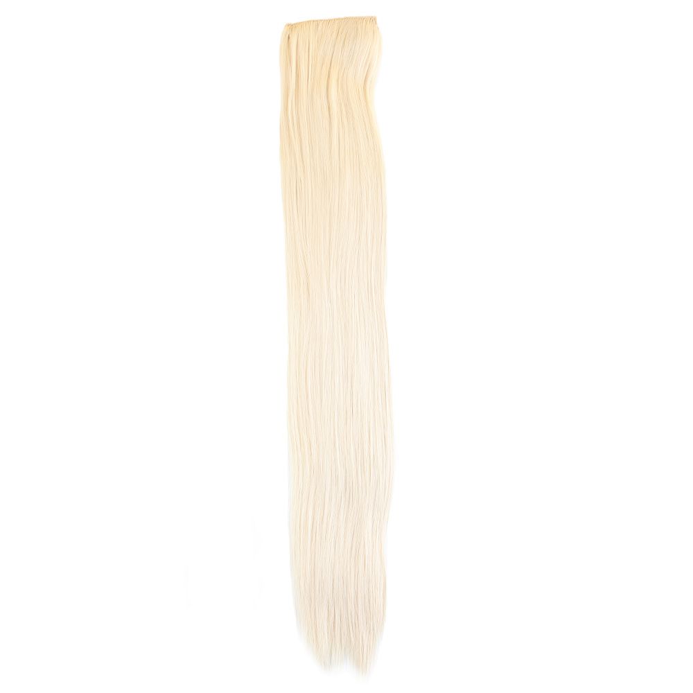 Kanekalon Fiber Synthetic Plain 8 Piece Hair Snaps / Platinum