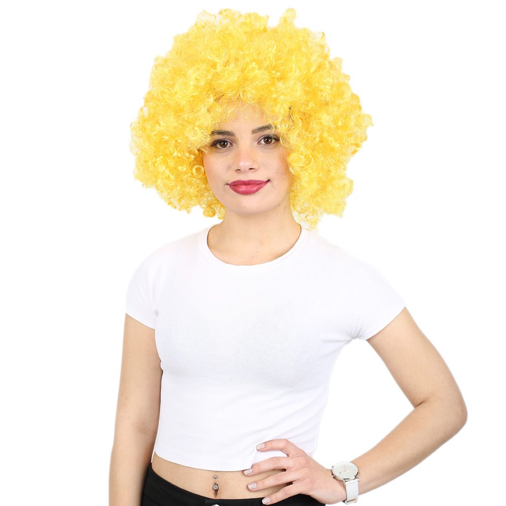 Animation Party And Clown Wig / Yellow