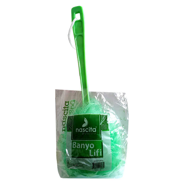 Bathroom Shower Fiber Green with Handle