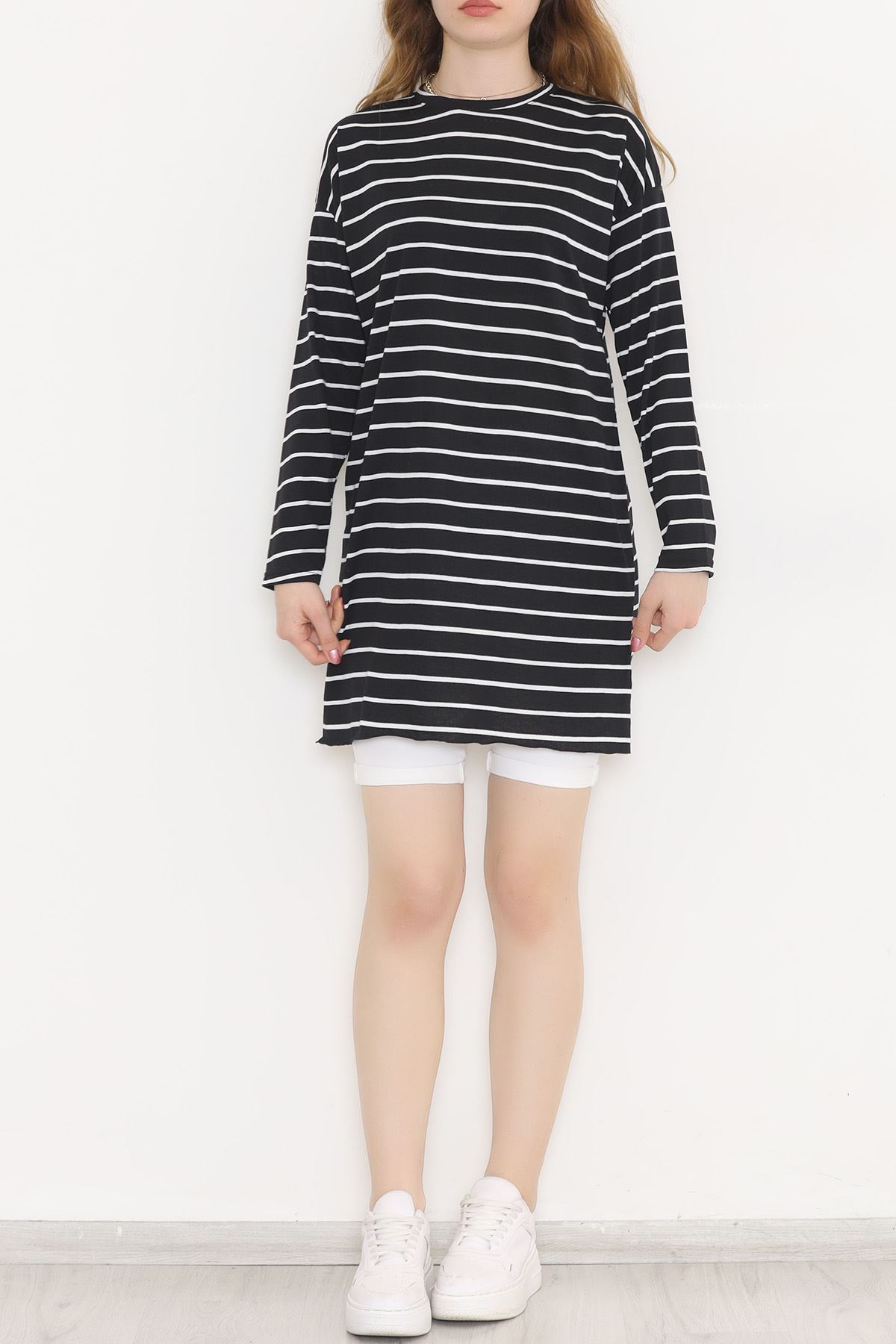 Striped Tunic Black and White