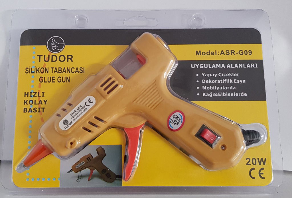 Hot Silicone Gun 20W ASR-G09 with On/Off Switch