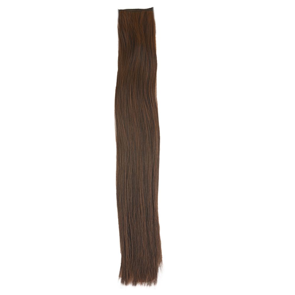 Kanekalon Fiber Synthetic Flat 8 Piece Hair Snaps / Coffee Caramel