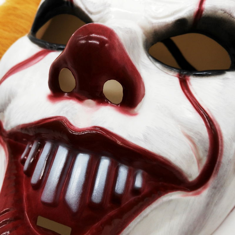 Plastic Joker Mask Killer Clown Mask