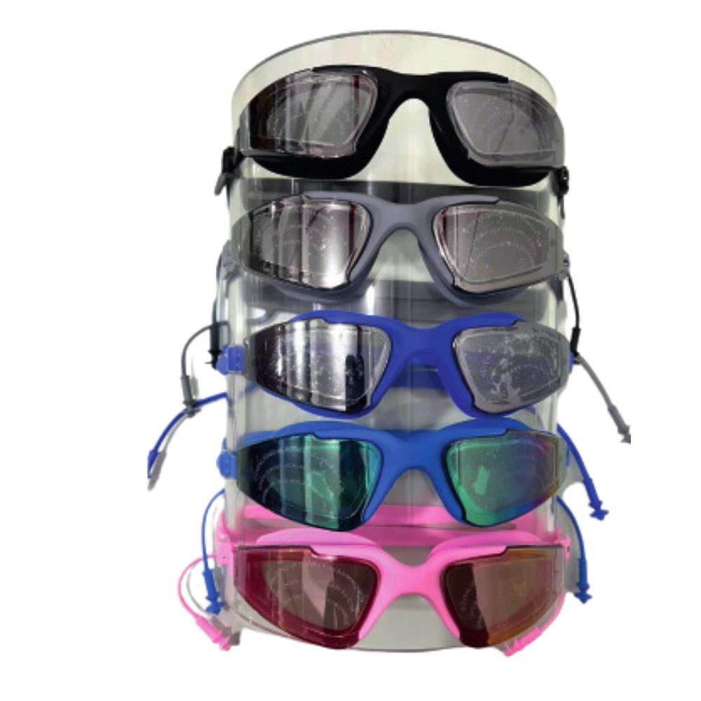 Swimmer Surf Goggles with Mirror Earphones