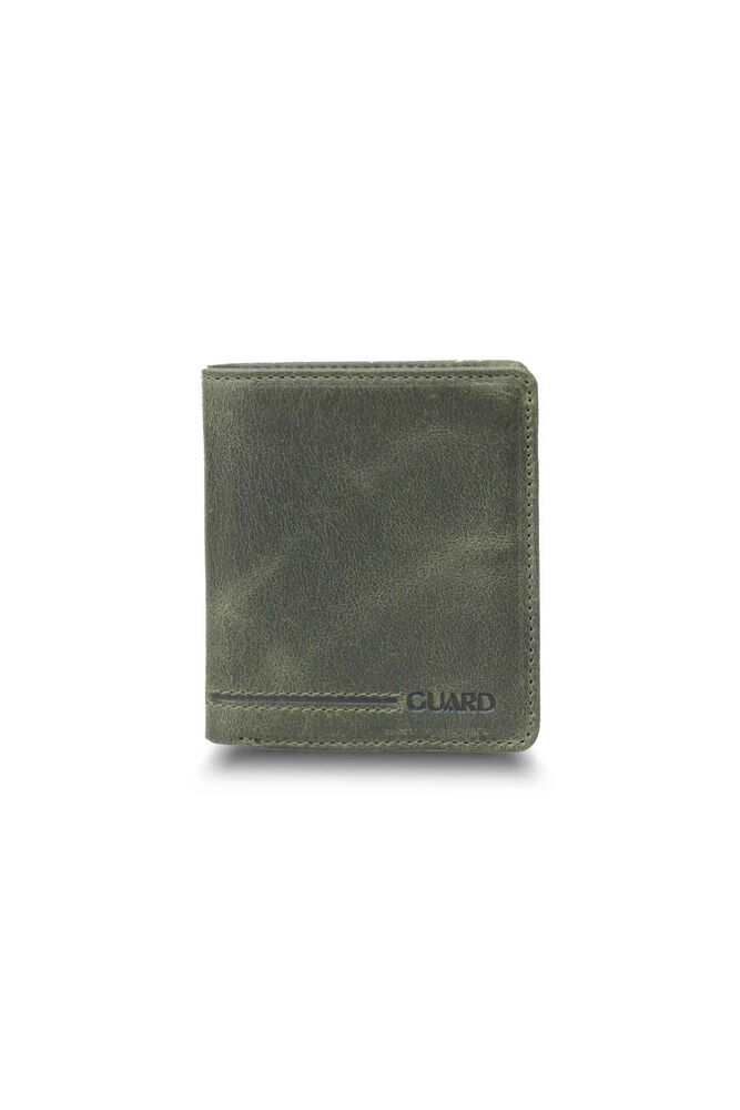 Green Tiguan Crazy Minimal Sport Leather Men's Wallet