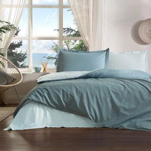 Özdilek Double Ranforce Duvet Cover Colourist Maldivian Aqua