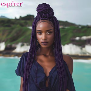 Synthetic Braiding Hair Esperer 100 Gr. / Damson Purple