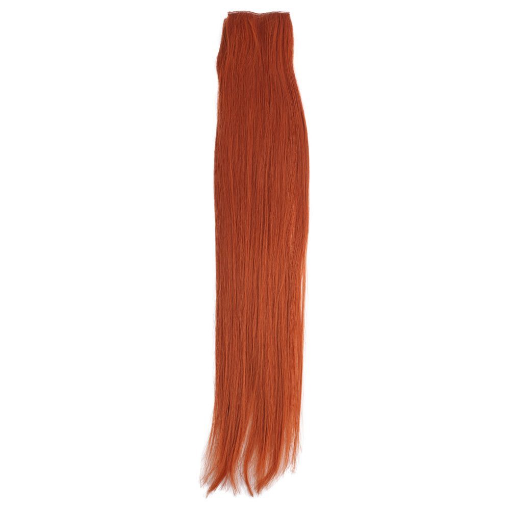 Kanekalon Fiber Synthetic Plain 8 Piece Hair Snaps / Copper