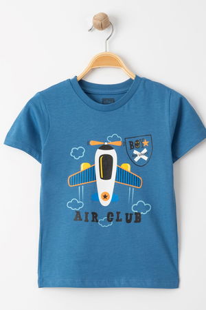 1-4 Years Printed T-Shirt Indigo