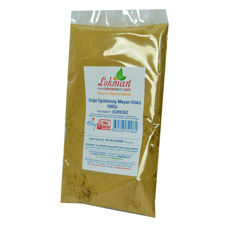 Licorice Root Ground Natural 100 Gr Package