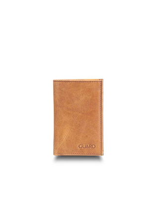 Antique Tan Slim Mini Leather Men's Wallet