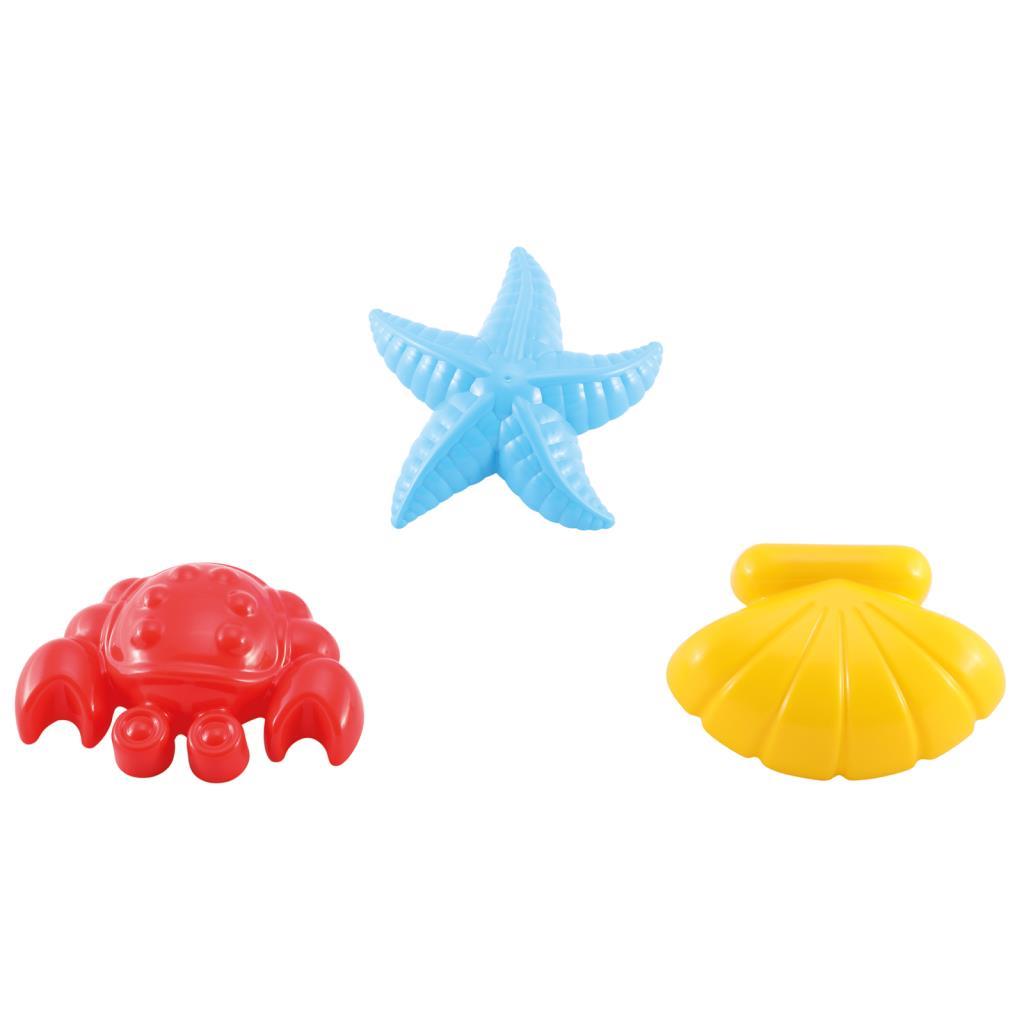 Sea Animals Sand Molds 3 pcs