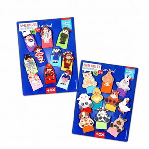 2 Sets - 20 Pieces Pets and Professions Finger Puppet