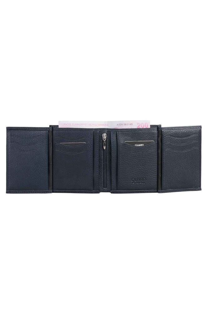 Goldies Navy Blue Leather Men's Wallet