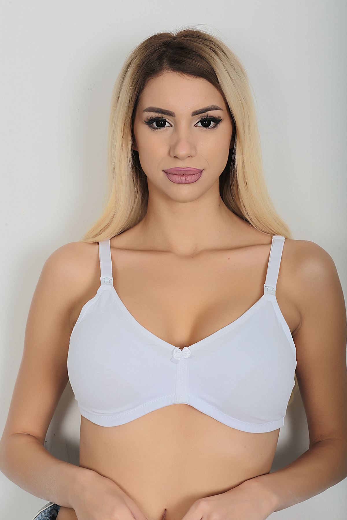 White Nursing Bra