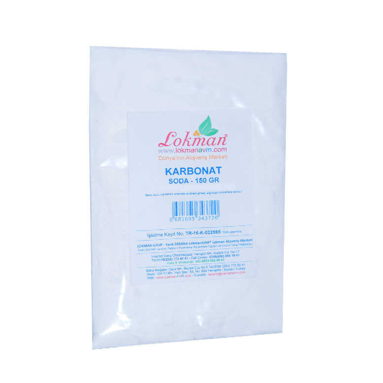 Carbonate of soda 150 gr package