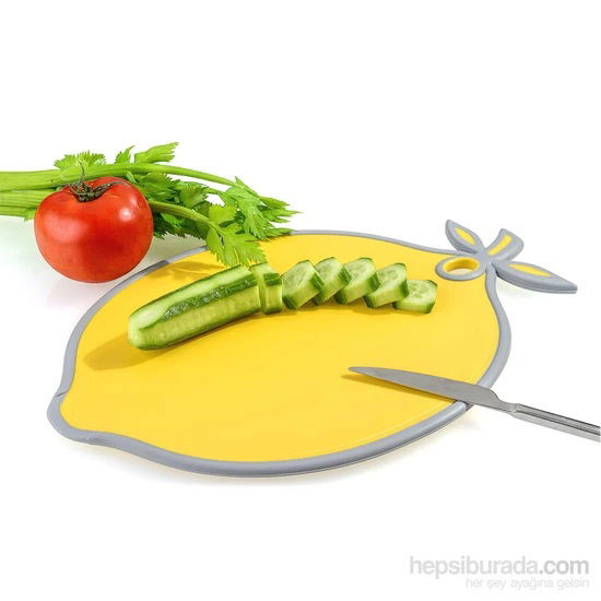 Lemon Figured Non-Slip Cutting - Chopping Board