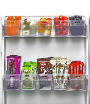 6-pack Fridge Mini Organizer Box Organizer - Fridge Lid Organizer